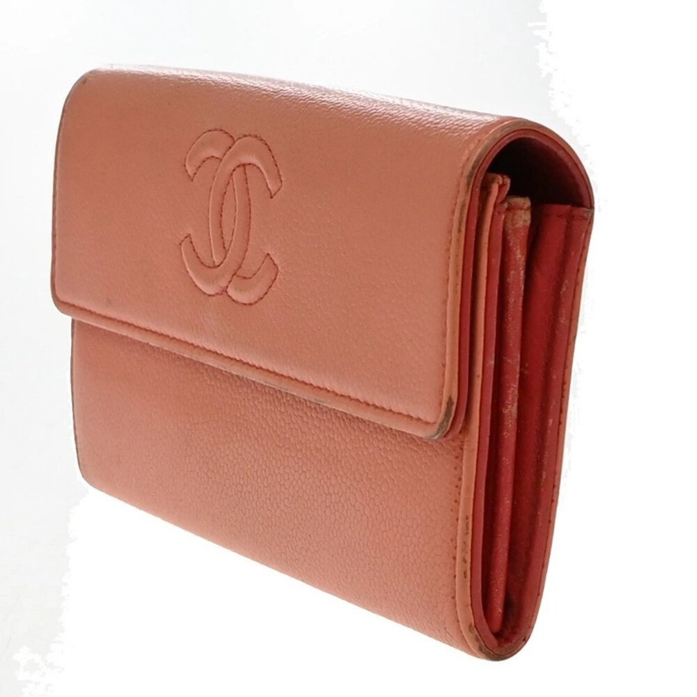 CHANEL CC Logo Long Bifold Wallet Grained Calfskin Leather Black 66EF984 - Picture 2 of 15